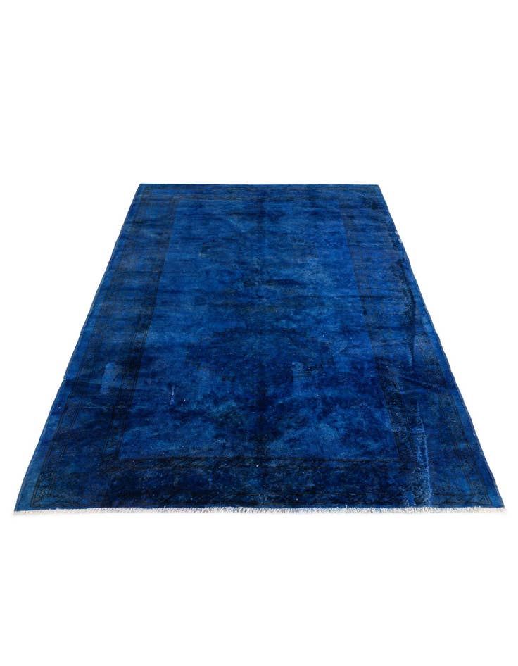 Detail image of 4' 2 x 6' Hand Knotted Ultra Vintage Persian Wool Rug