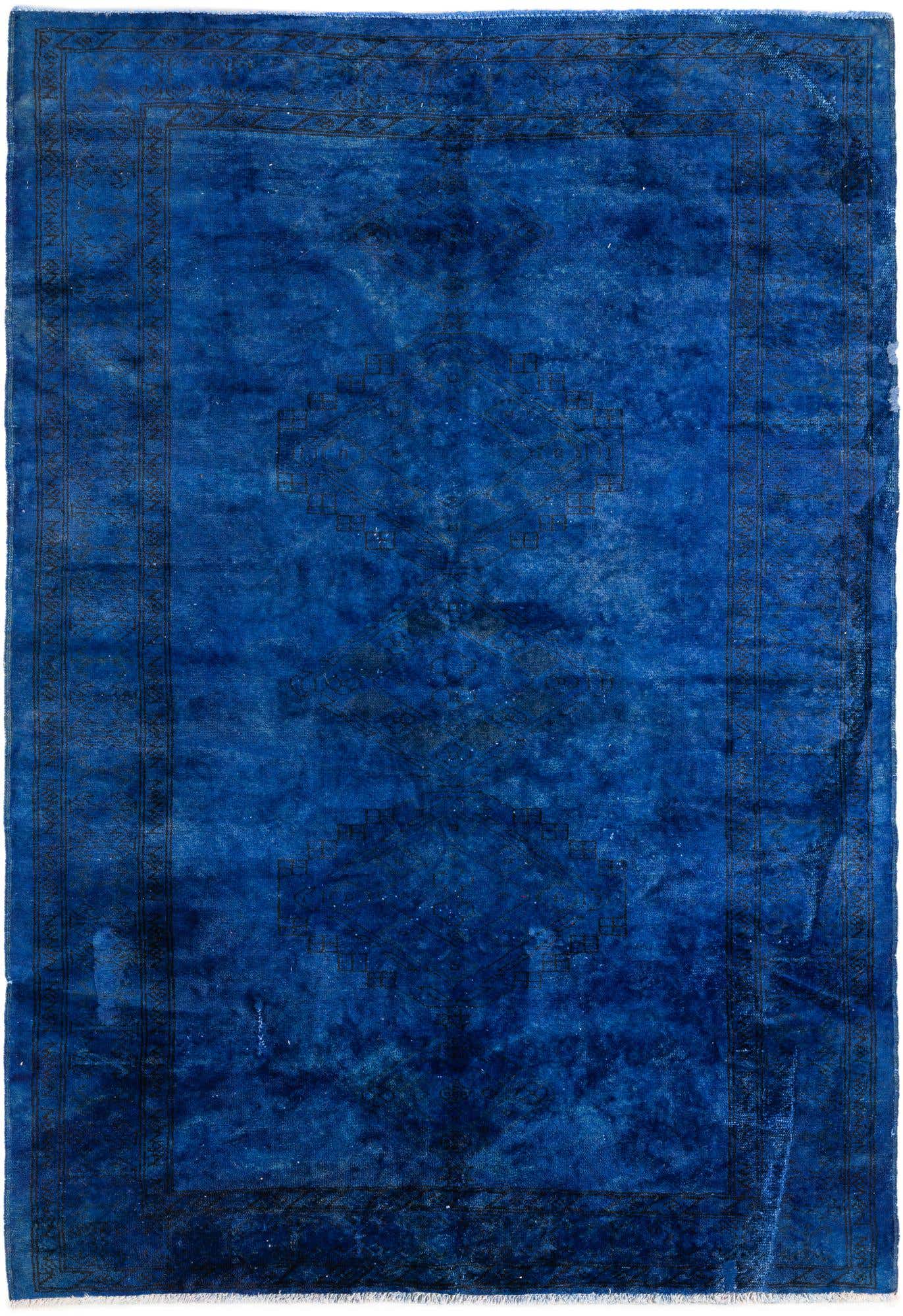 4' 2 x 6' Hand Knotted Ultra Vintage Persian Wool Rug