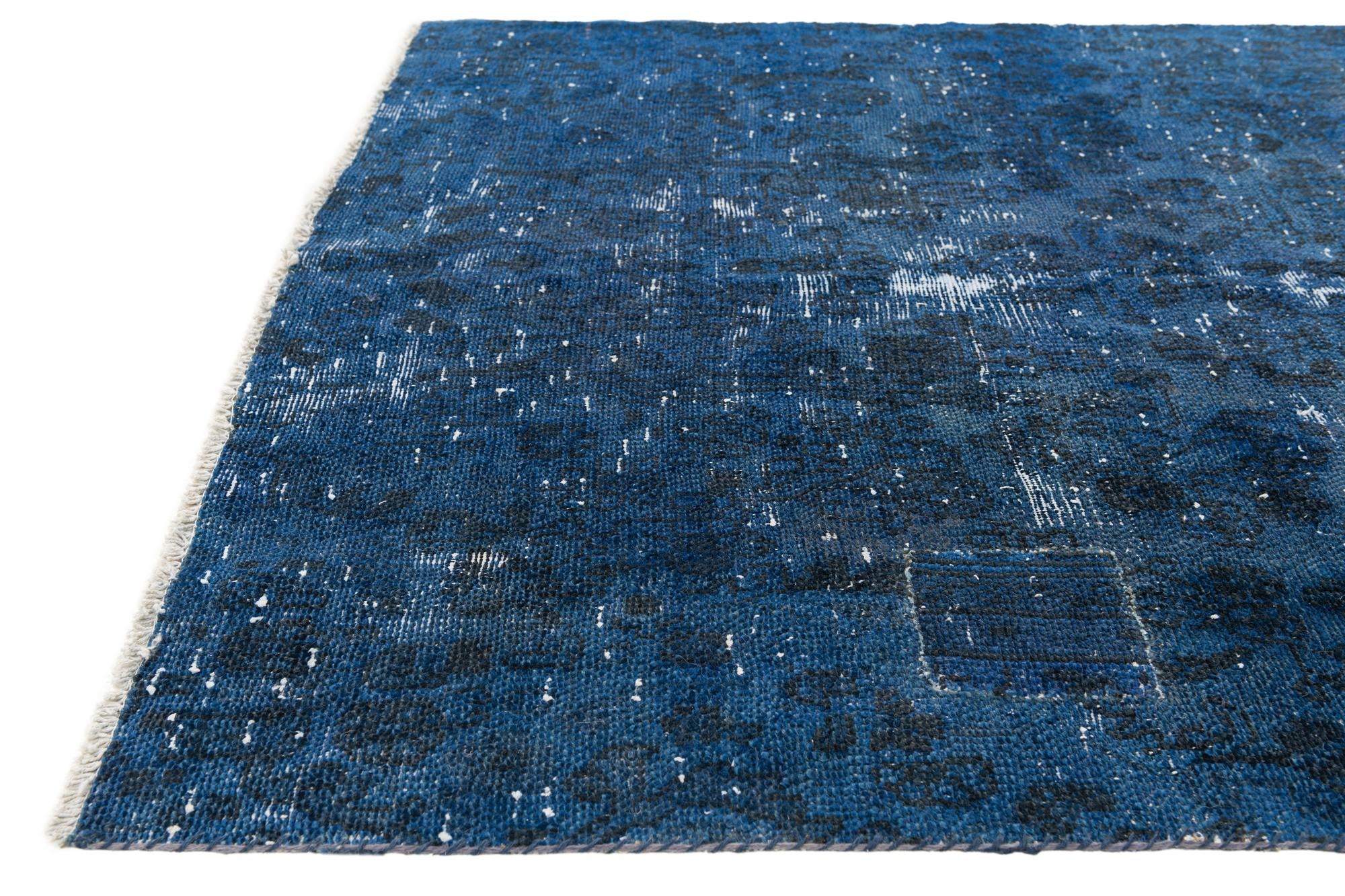 4' 10 x 8' 5 Hand Knotted Ultra Vintage Persian Wool Rug
