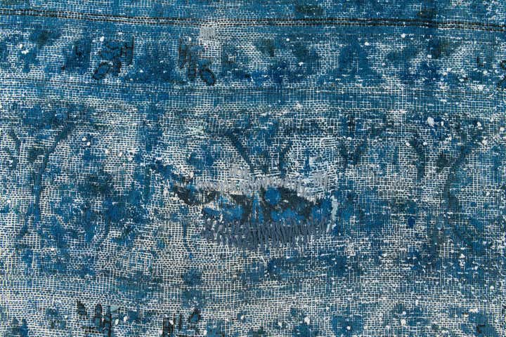 8' 10 x 12' Hand Knotted Ultra Vintage Persian Wool Rug