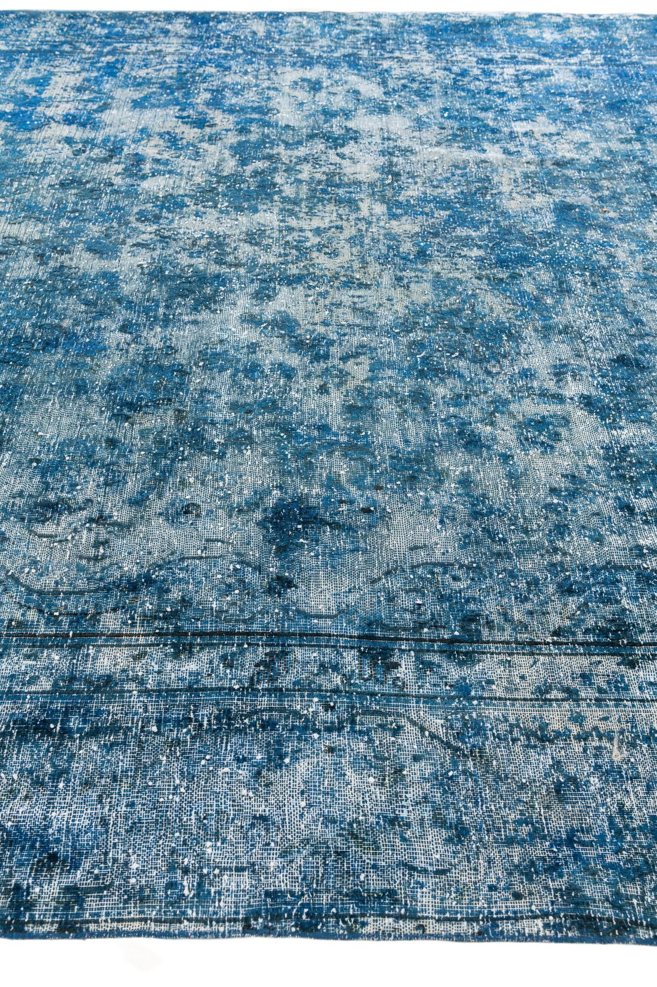 8' 10 x 12' Hand Knotted Ultra Vintage Persian Wool Rug