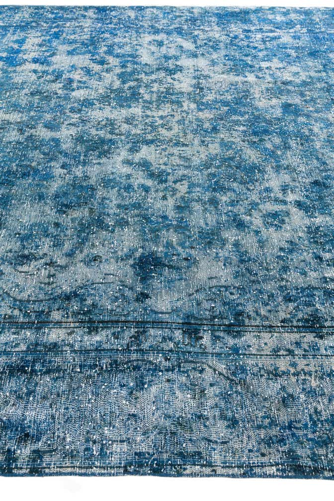 8' 10 x 12' Hand Knotted Ultra Vintage Persian Wool Rug
