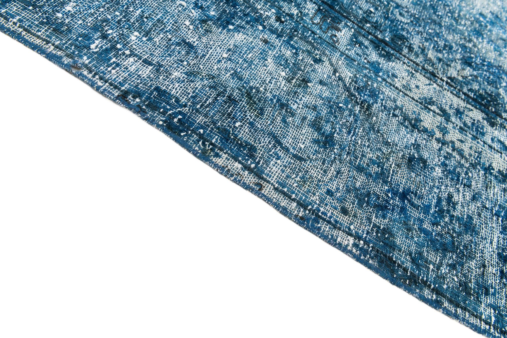 8' 10 x 12' Hand Knotted Ultra Vintage Persian Wool Rug