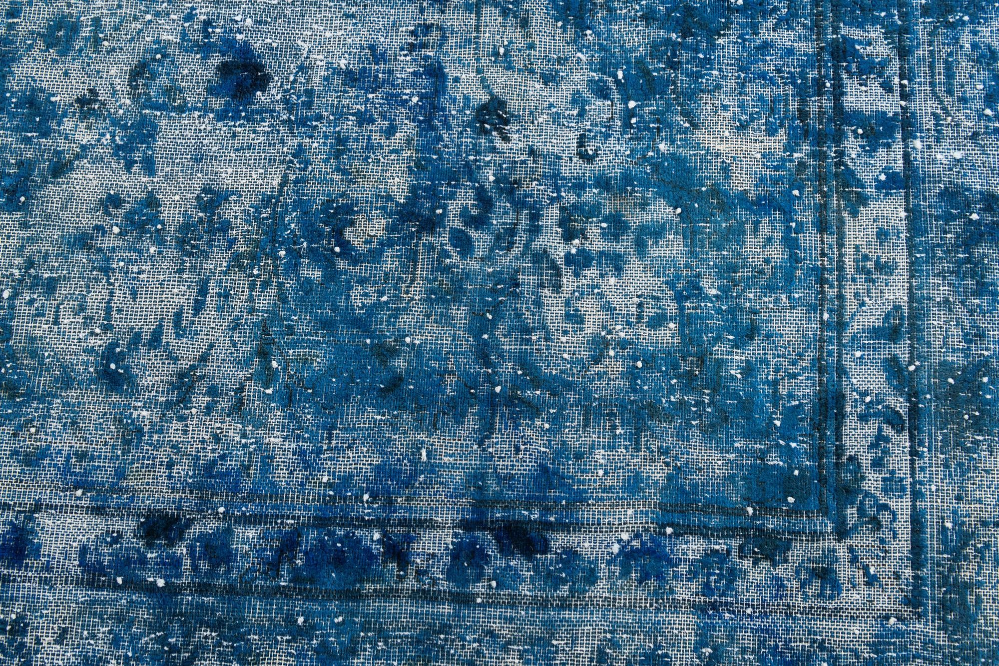 8' 10 x 12' Hand Knotted Ultra Vintage Persian Wool Rug