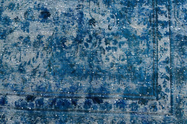 8' 10 x 12' Hand Knotted Ultra Vintage Persian Wool Rug
