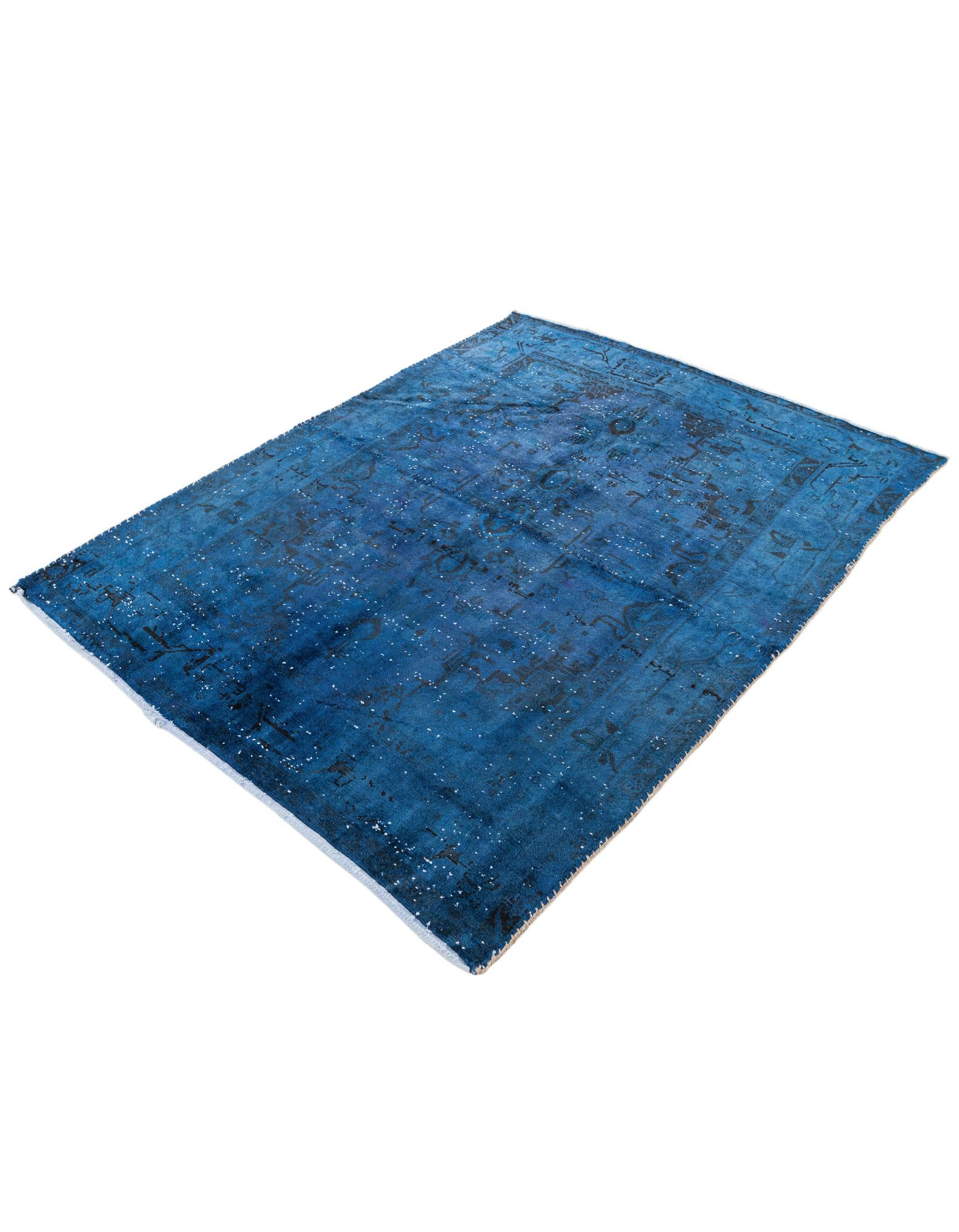 4' 7 x 5' 8 Hand Knotted Ultra Vintage Persian Wool Rug