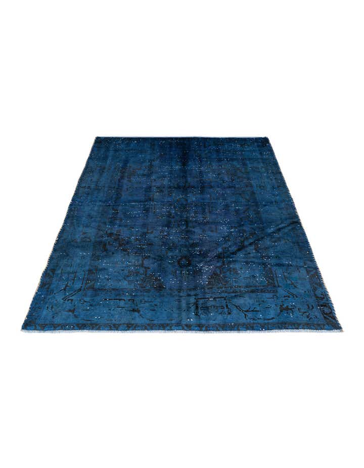 4' 7 x 5' 8 Hand Knotted Ultra Vintage Persian Wool Rug