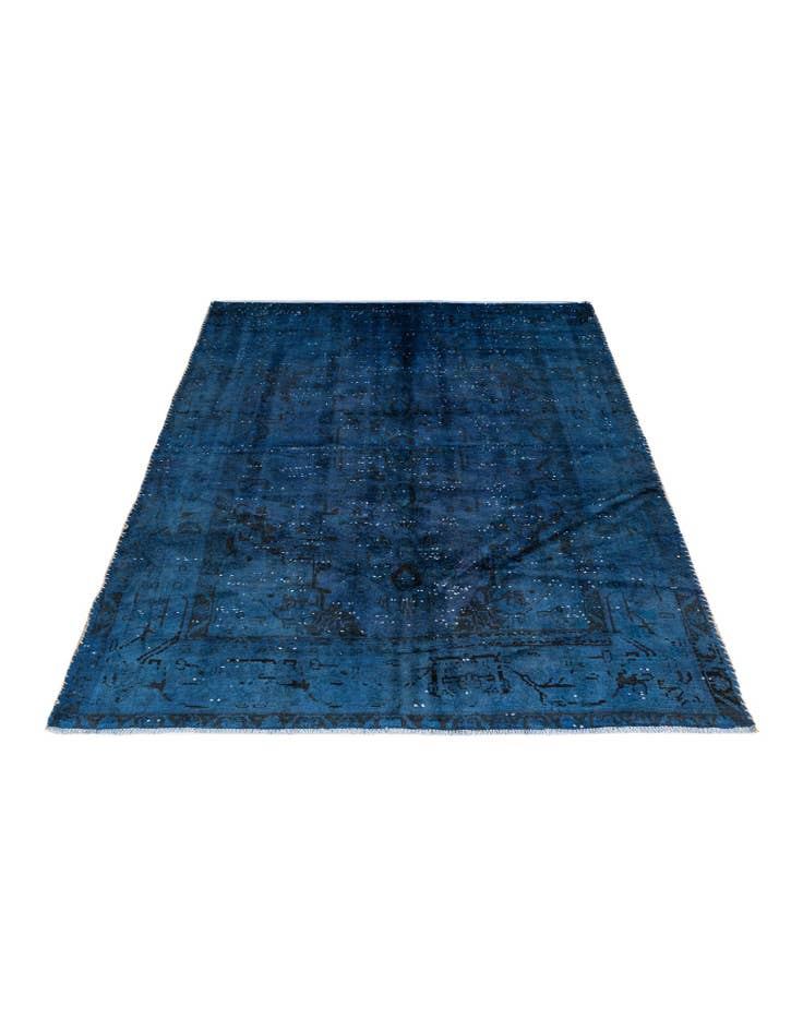 Detail image of 4' 7 x 5' 8 Hand Knotted Ultra Vintage Persian Wool Rug