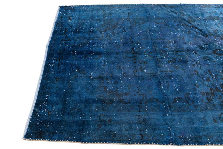 Detail image of 4' 7 x 5' 8 Hand Knotted Ultra Vintage Persian Wool Rug