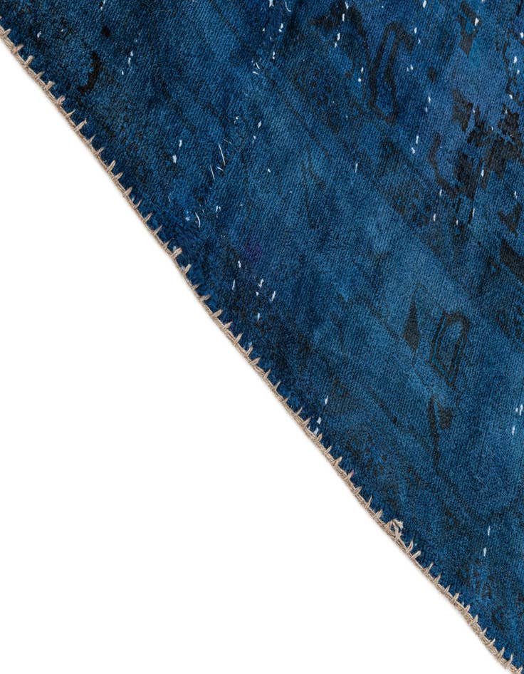 Detail image of 4' 7 x 5' 8  Hand Knotted Ultra Vintage Persian Wool Rug