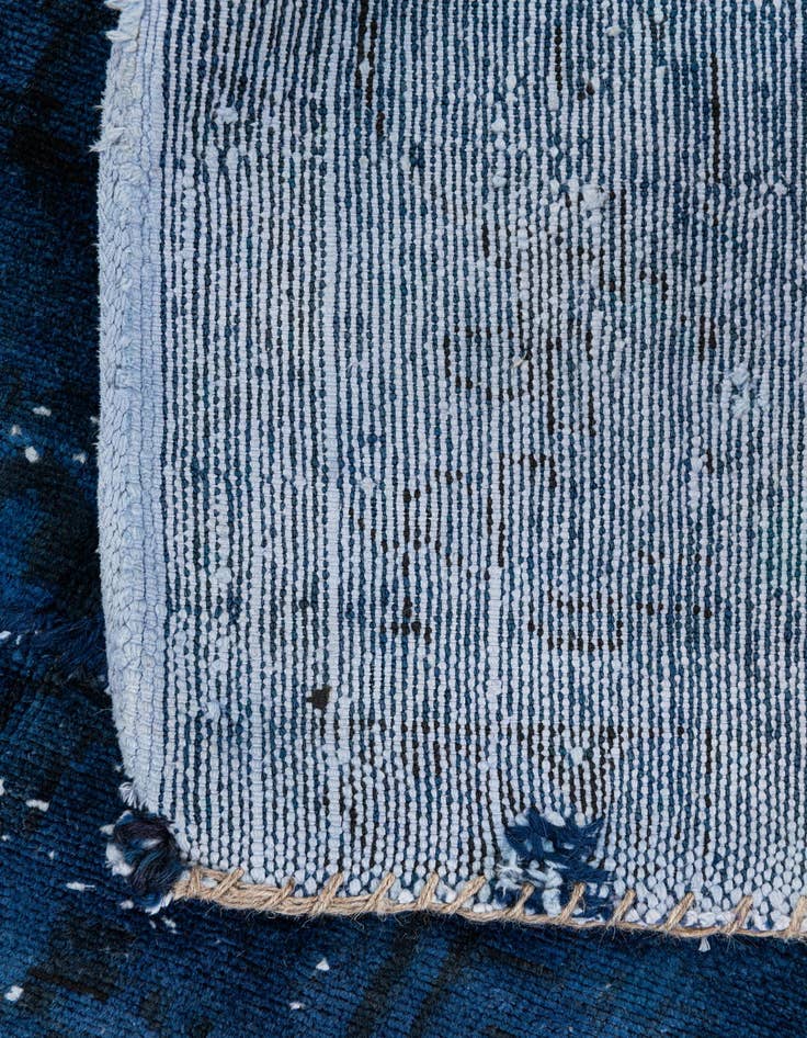 Detail image of 4' 7 x 5' 8  Hand Knotted Ultra Vintage Persian Wool Rug