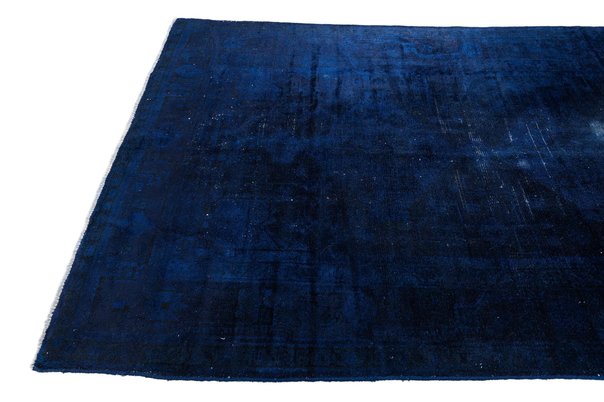 4' 10 x 7' 7 Hand Knotted Ultra Vintage Persian Wool Rug