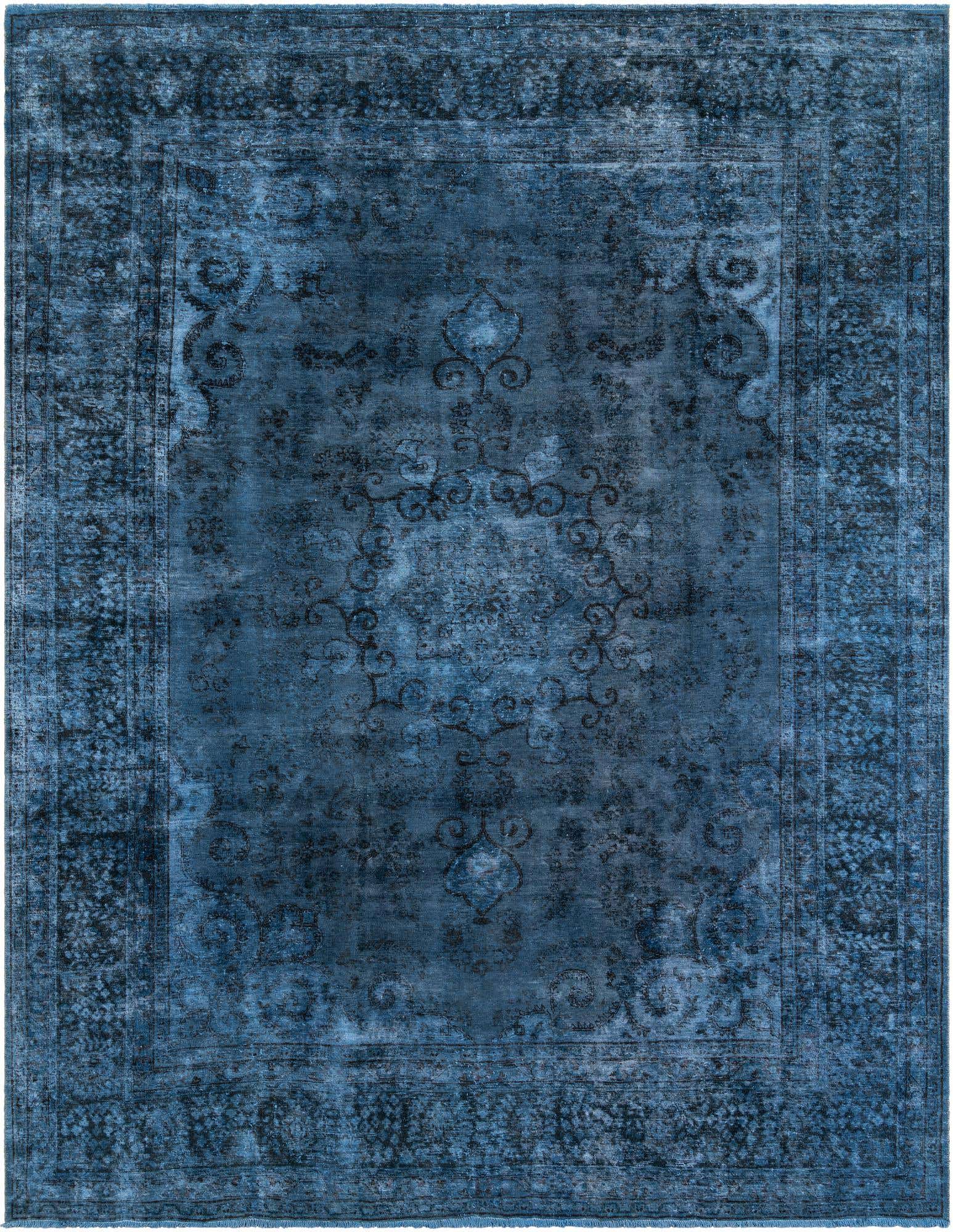 9' 9 x 12' 5 Hand Knotted Ultra Vintage Persian Wool Rug