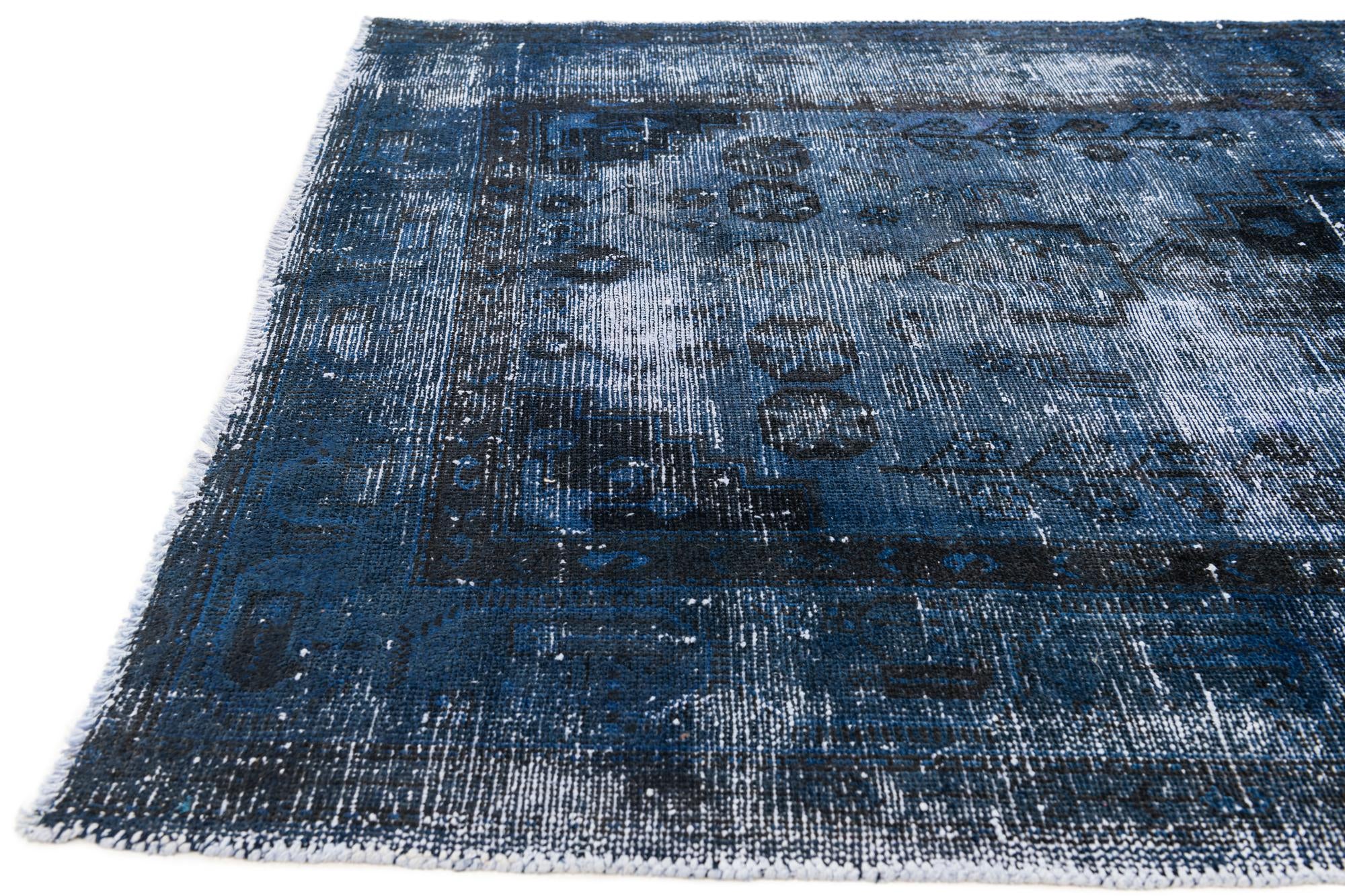 4' 4 x 7' 3 Hand Knotted Ultra Vintage Persian Wool Rug