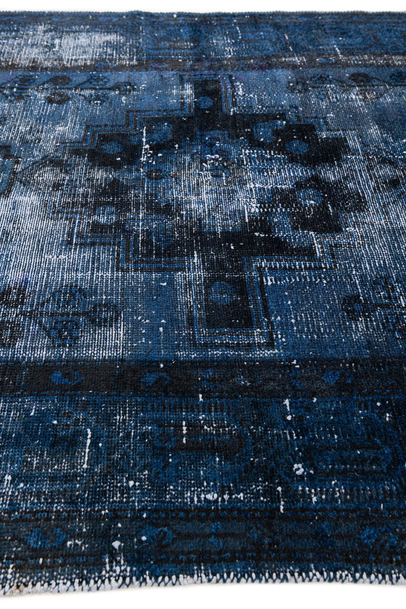 4' 4 x 7' 3 Hand Knotted Ultra Vintage Persian Wool Rug