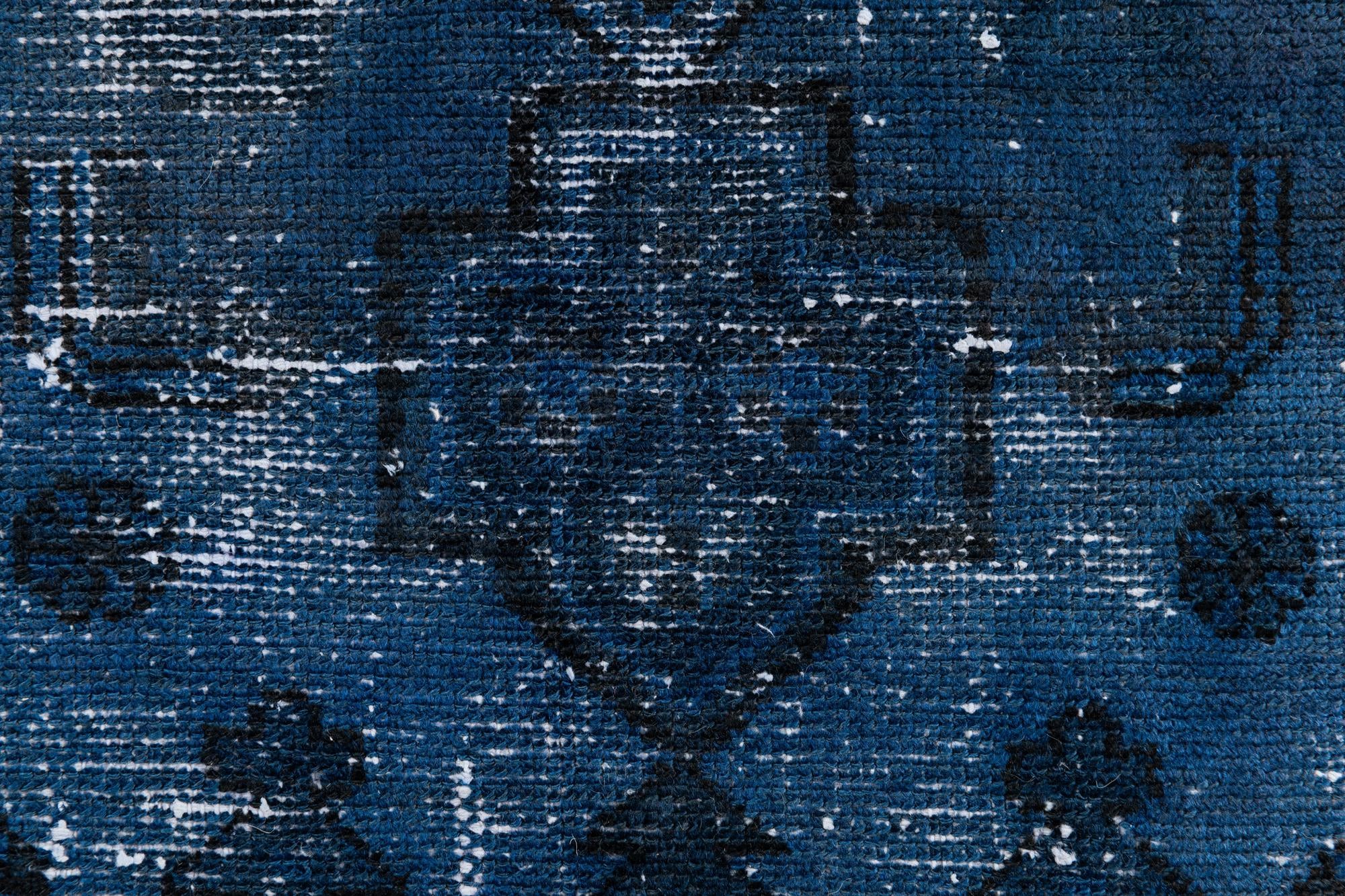 4' 4 x 7' 3 Hand Knotted Ultra Vintage Persian Wool Rug