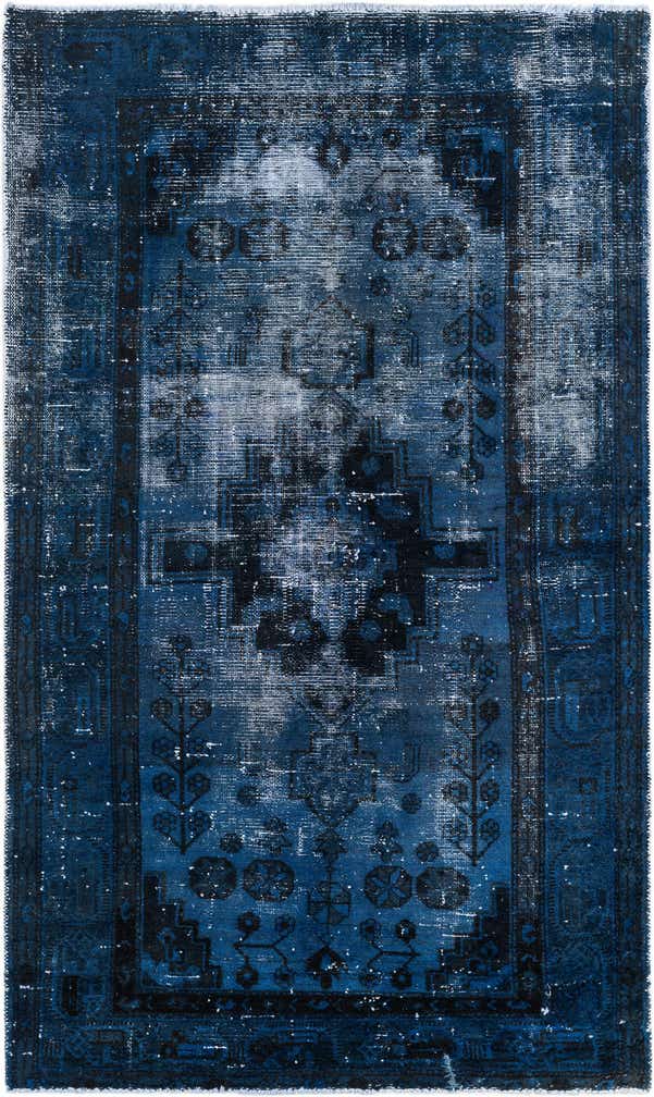 4' 4 x 7' 3 Hand Knotted Ultra Vintage Persian Wool Rug