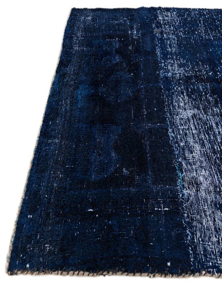 Detail image of 4' x 7' 8  Hand Knotted Ultra Vintage Persian Wool Rug