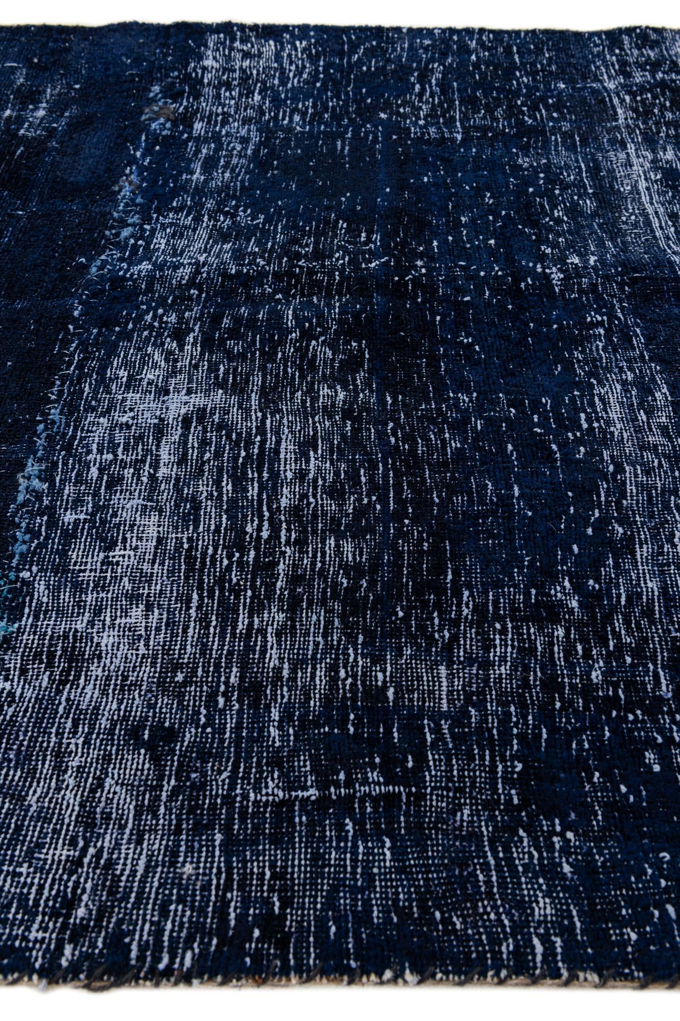 4' x 7' 8 Hand Knotted Ultra Vintage Persian Wool Rug