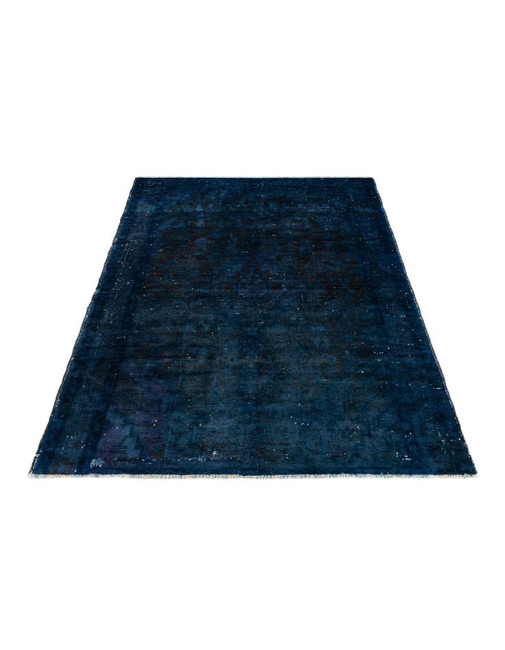 Detail image of 4' 6 x 6' Hand Knotted Ultra Vintage Persian Wool Rug