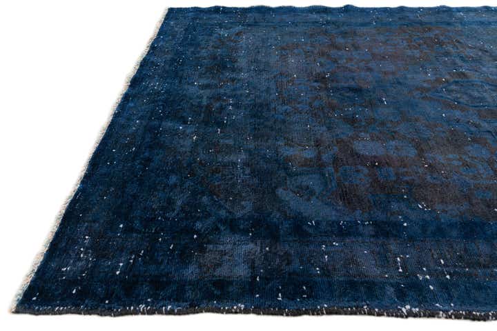 4' 6 x 6' Hand Knotted Ultra Vintage Persian Wool Rug