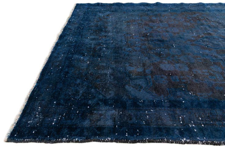 Detail image of 4' 6 x 6' Hand Knotted Ultra Vintage Persian Wool Rug