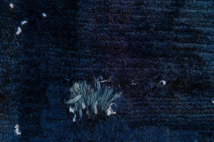 4' 6 x 6' Hand Knotted Ultra Vintage Persian Wool Rug