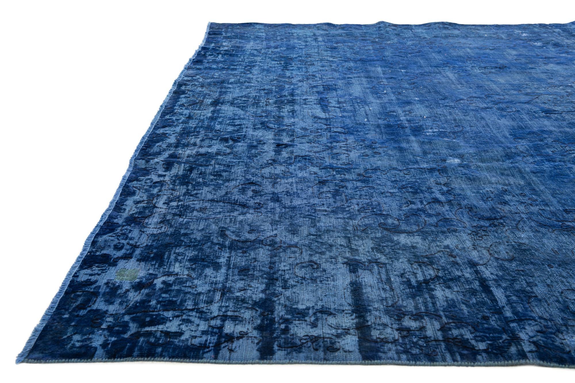 9' 10 x 12' 10 Hand Knotted Ultra Vintage Persian Wool Rug