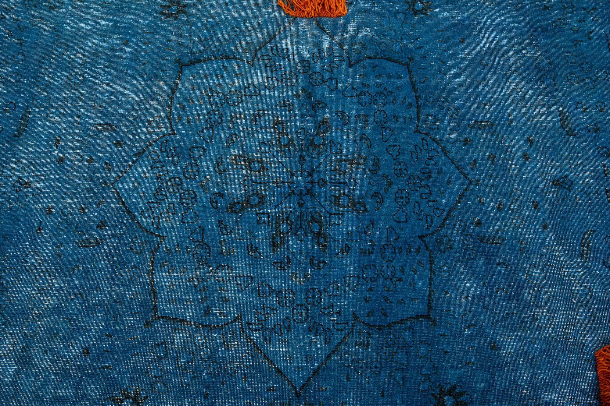 9' 9 x 12' 3 Hand Knotted Ultra Vintage Persian Wool Rug