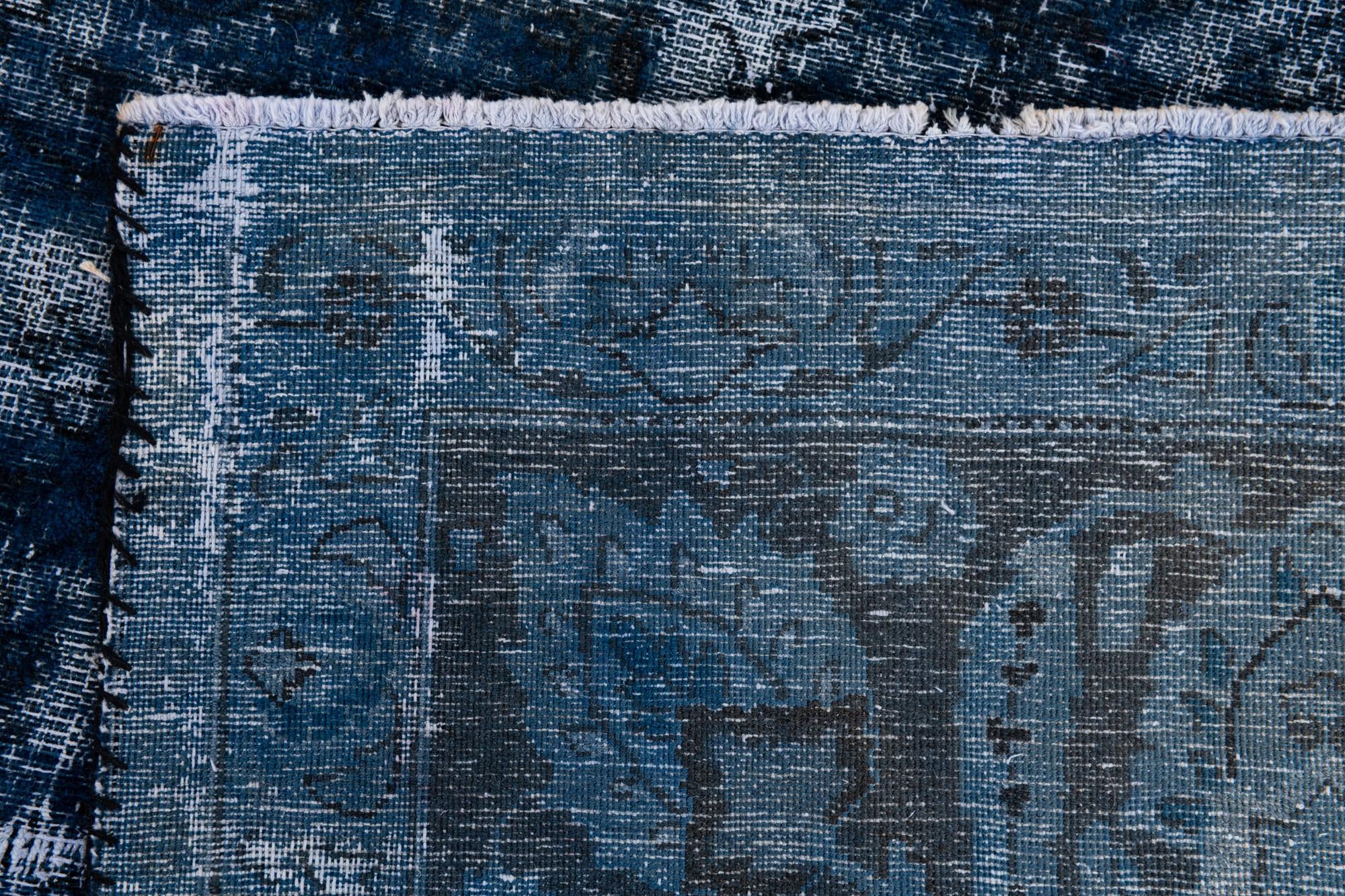 9' 7 x 12' 5 Hand Knotted Ultra Vintage Persian Wool Rug