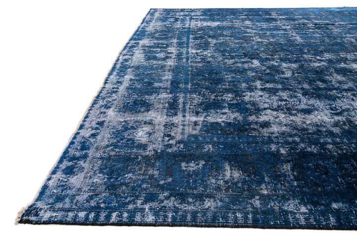 9' 7 x 12' 5 Hand Knotted Ultra Vintage Persian Wool Rug