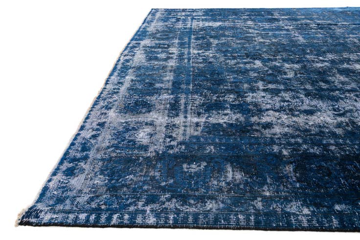 Detail image of 9' 7 x 12' 5 Hand Knotted Ultra Vintage Persian Wool Rug