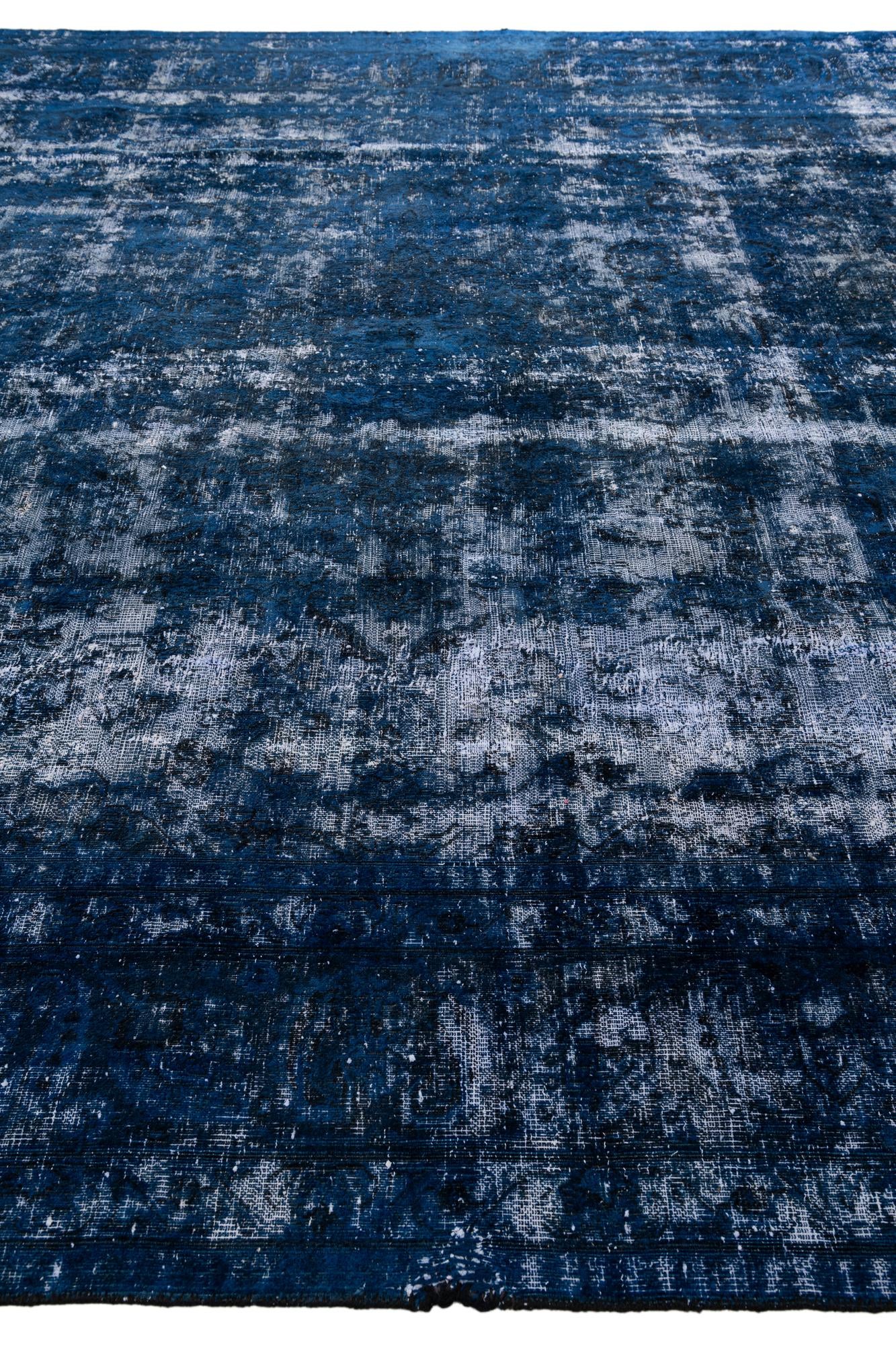9' 7 x 12' 5 Hand Knotted Ultra Vintage Persian Wool Rug