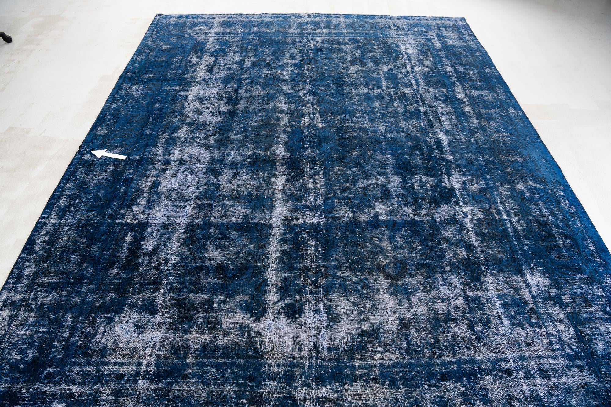 9' 7 x 12' 5 Hand Knotted Ultra Vintage Persian Wool Rug