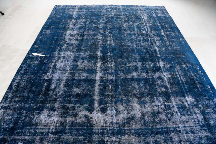 9' 7 x 12' 5 Hand Knotted Ultra Vintage Persian Wool Rug