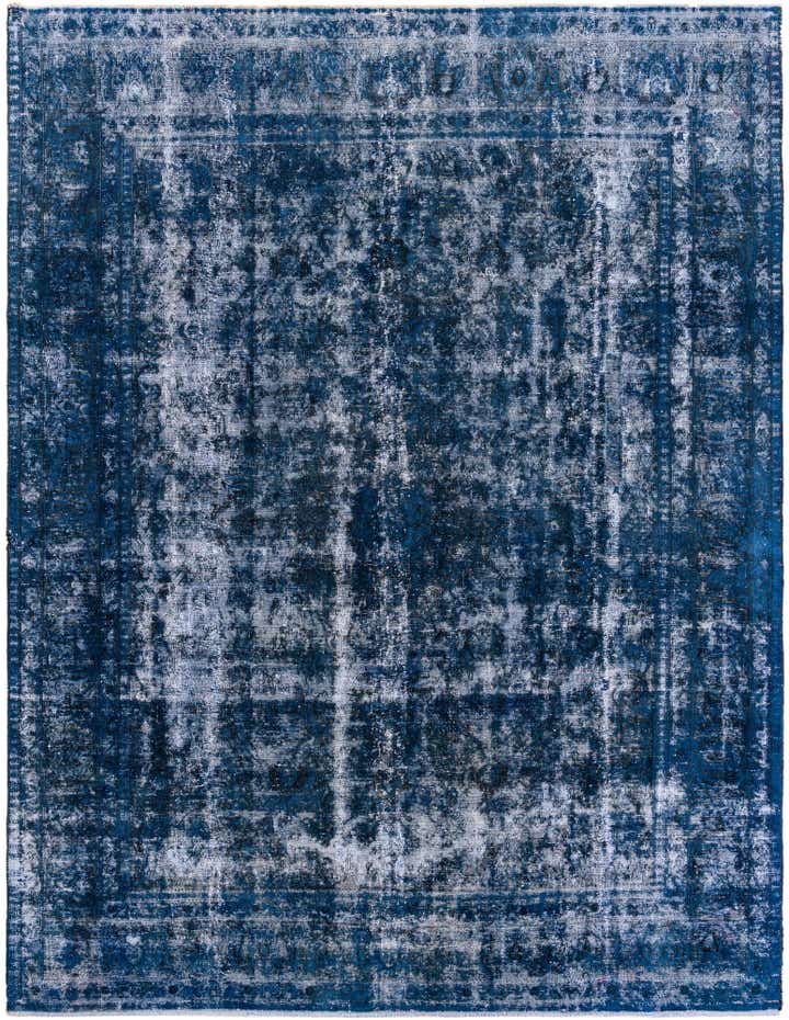 9' 7 x 12' 5 Hand Knotted Ultra Vintage Persian Wool Rug