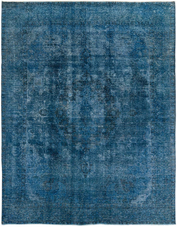 Detail image of 9' 9 x 11' 10 Hand Knotted Ultra Vintage Persian Wool Rug
