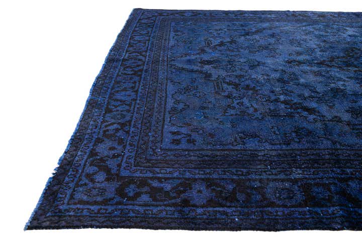 6' 6 x 9' 3 Hand Knotted Ultra Vintage Persian Wool Rug