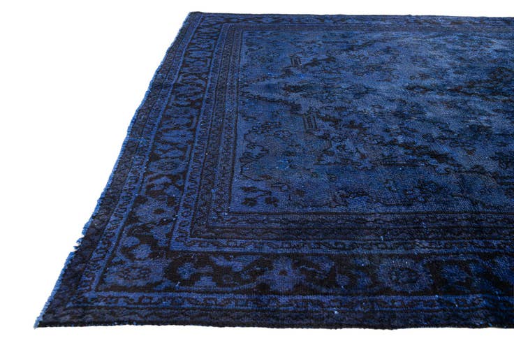 Detail image of 6' 6 x 9' 3 Hand Knotted Ultra Vintage Persian Wool Rug