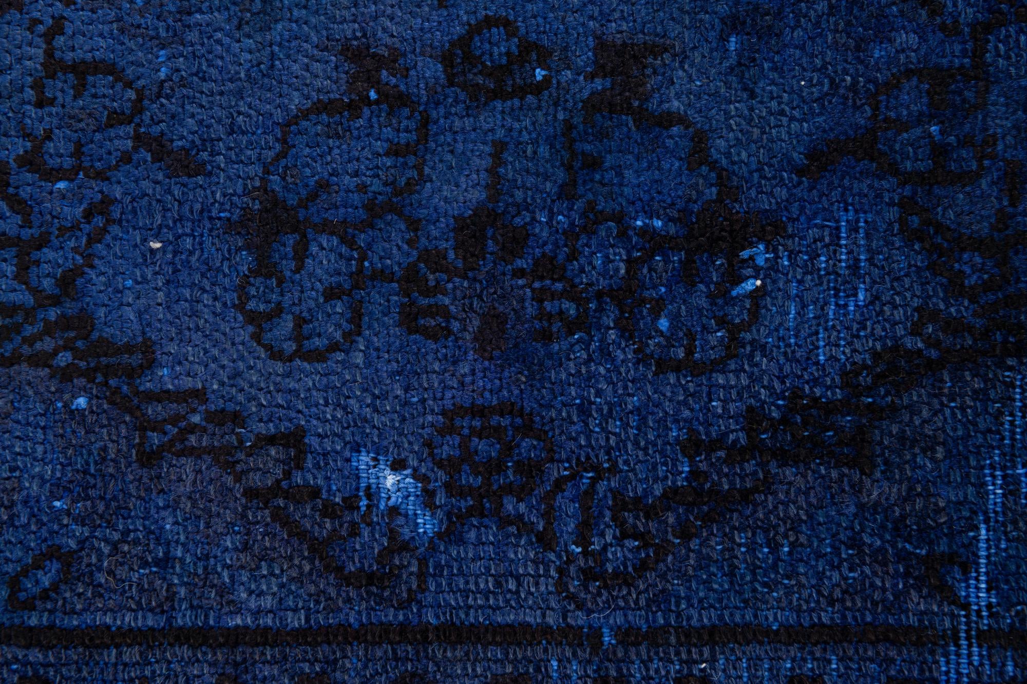 6' 6 x 9' 3 Hand Knotted Ultra Vintage Persian Wool Rug