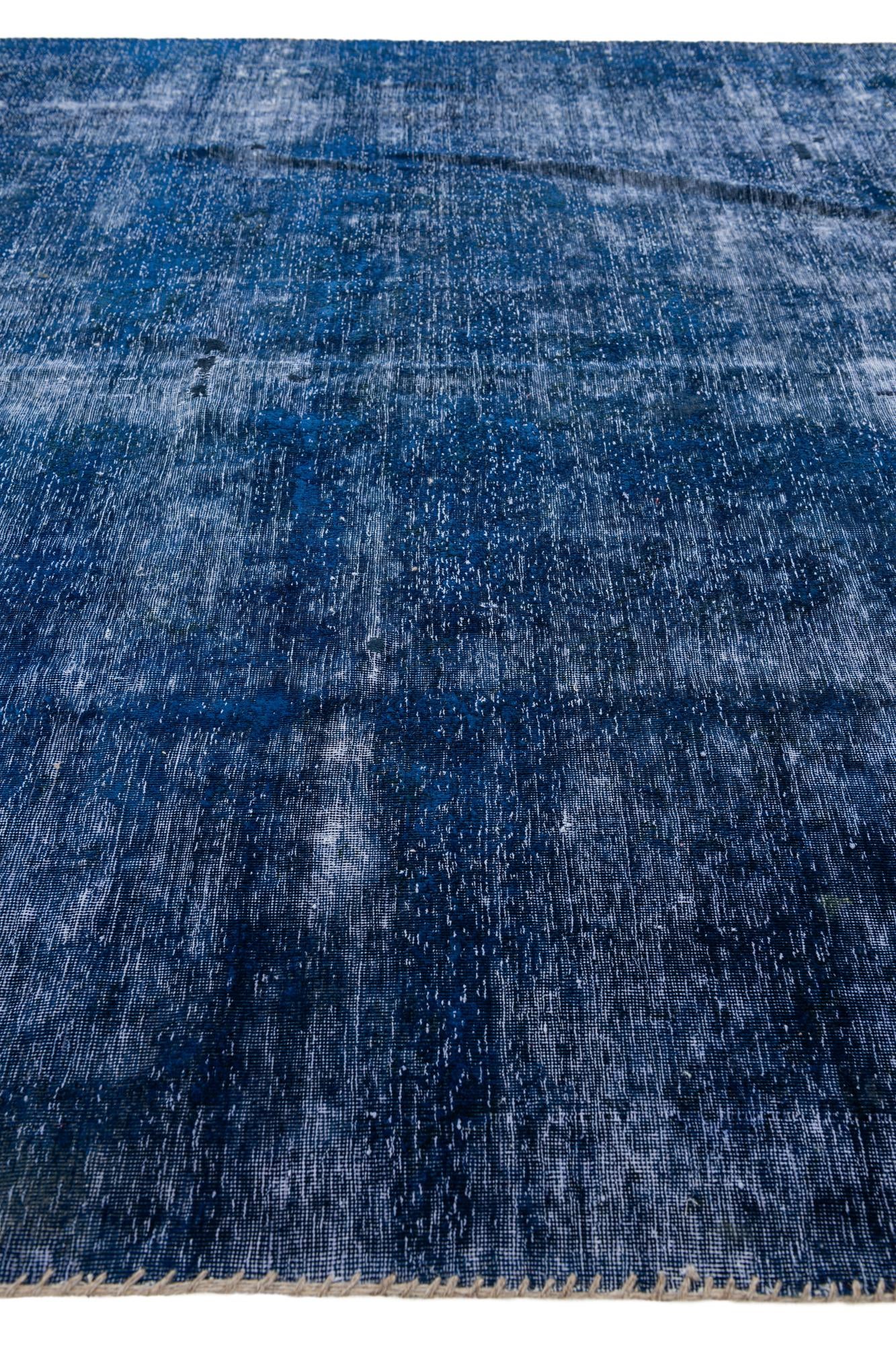 6' 8 x 9' 1 Hand Knotted Ultra Vintage Persian Wool Rug
