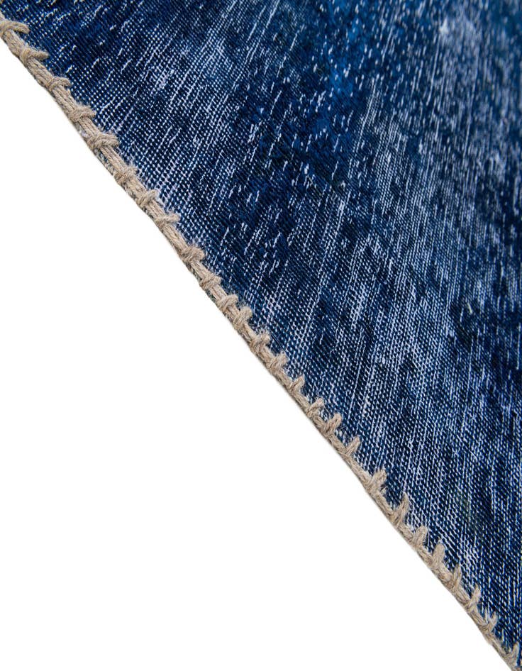 Detail image of 6' 8 x 9' 1  Hand Knotted Ultra Vintage Persian Wool Rug