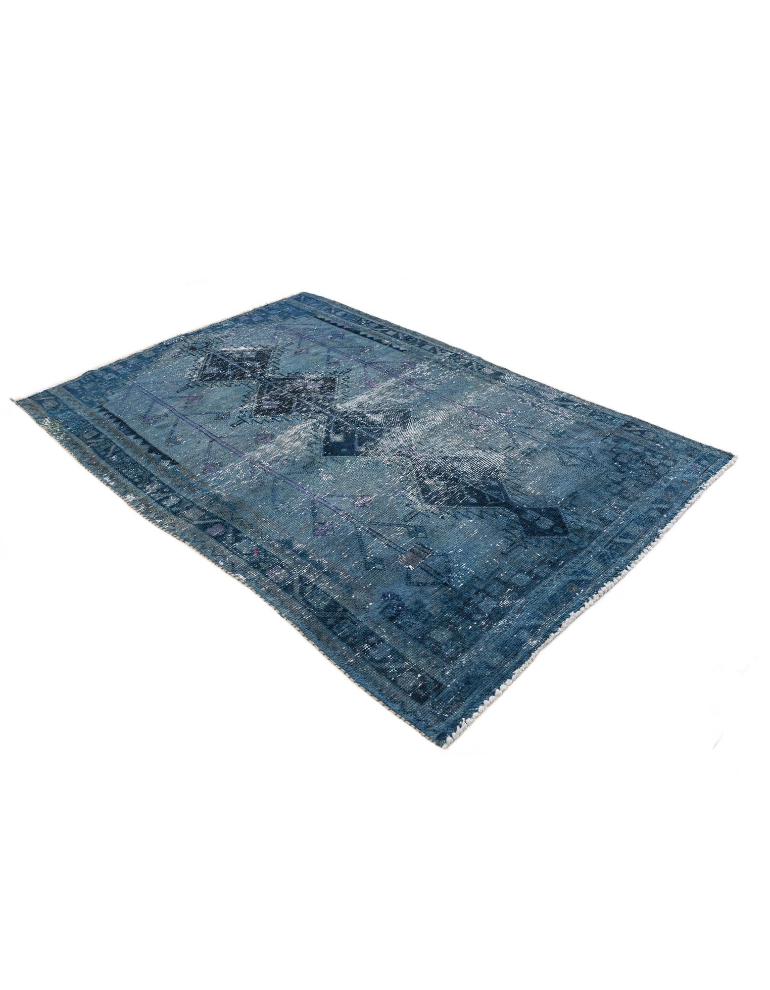 4' 5 x 6' 6 Hand Knotted Ultra Vintage Persian Wool Rug