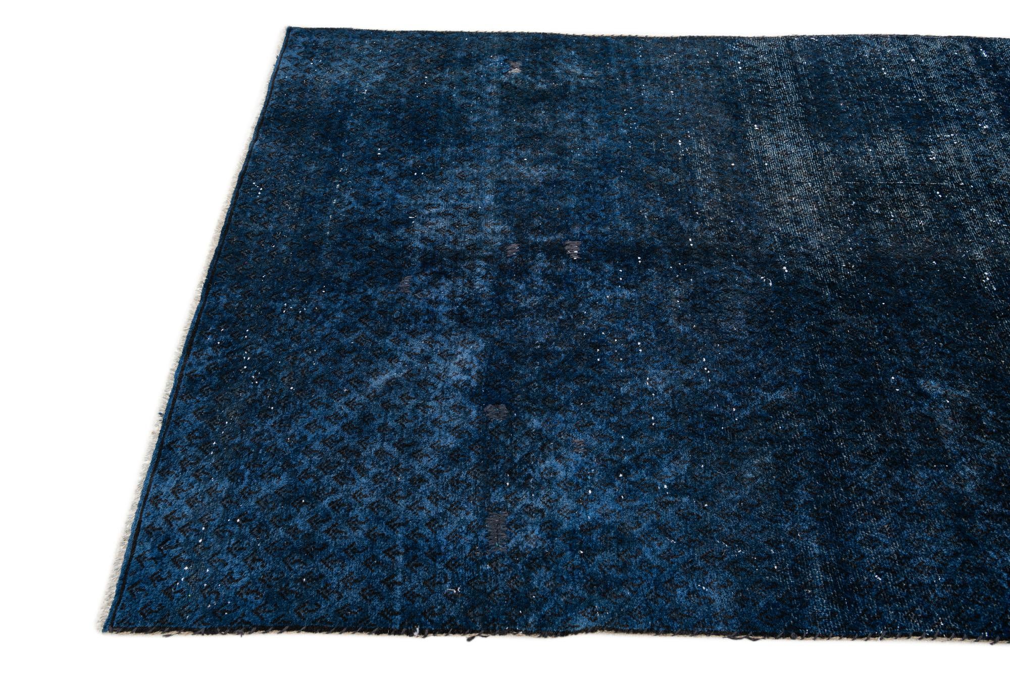 4' 4 x 6' 9 Hand Knotted Ultra Vintage Persian Wool Rug
