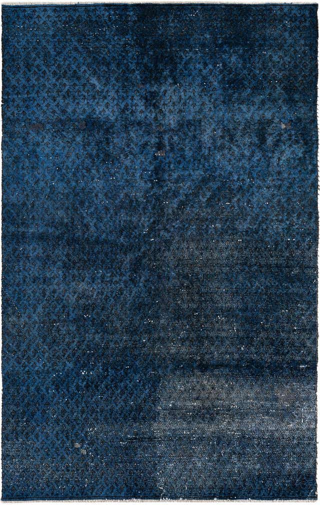 4' 4 x 6' 9 Hand Knotted Ultra Vintage Persian Wool Rug