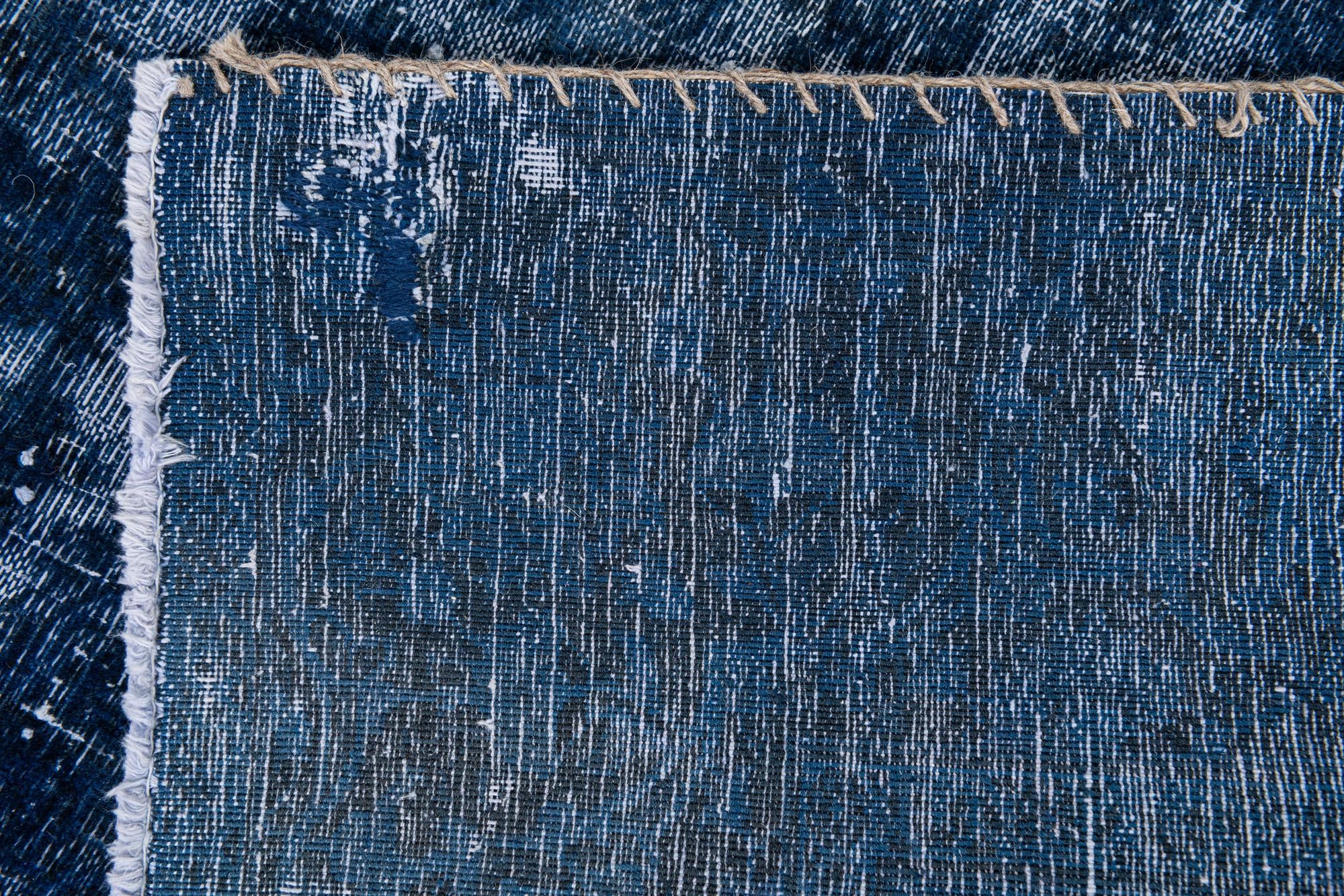 4' 6 x 8' 4 Hand Knotted Ultra Vintage Persian Wool Rug