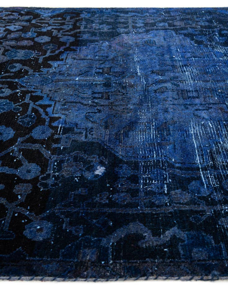 Detail image of 4' 2 x 6' 5  Hand Knotted Ultra Vintage Persian Wool Rug