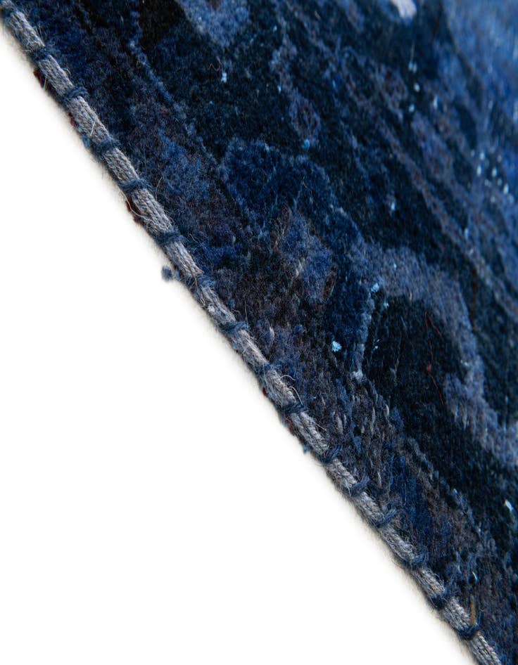 Detail image of 4' 2 x 6' 5  Hand Knotted Ultra Vintage Persian Wool Rug