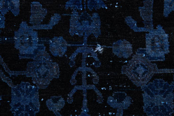 Detail image of 4' 2 x 6' 5 Hand Knotted Ultra Vintage Persian Wool Rug