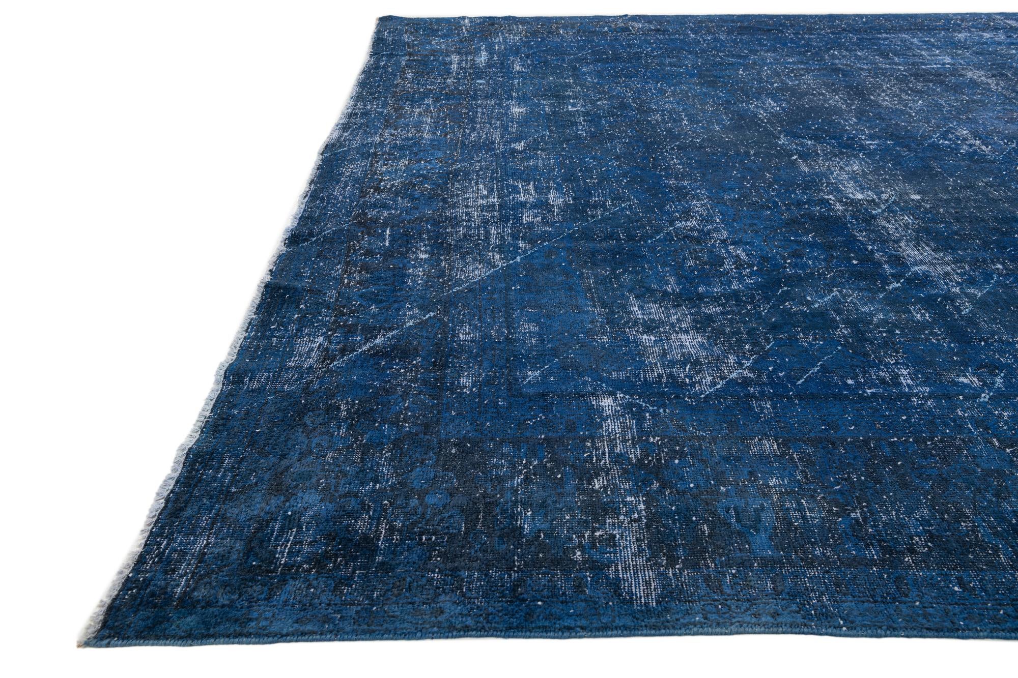10' 5 x 13' 4 Hand Knotted Ultra Vintage Persian Wool Rug
